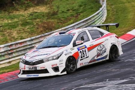 VLN 2016 - Nürburgring Nordschleife - Startnummer #281 - Toyota Corolla Altis - SP3