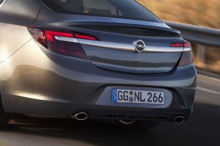 Opel Insignia Facelift, IAA 2013, Heckschürze