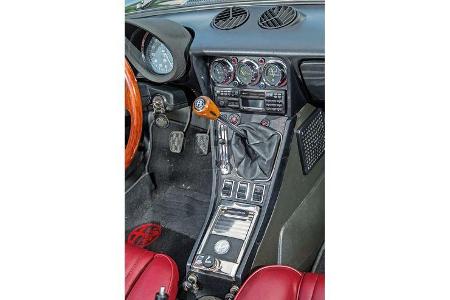 Alfa Spider 2000 Fastback, Mittelkonsole