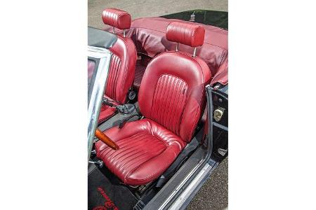 Alfa Spider 2000 Fastback, Fahrersitz