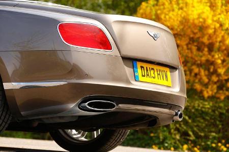 Bentley Continental GT Speed W12 Convertible, Heck, Auspuff