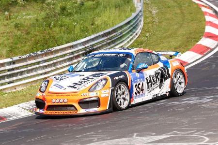 24h-Nürburgring - Nordschleife - Porsche 981 Cayman GT4 CS - raceunion Teichmann Racing - Klasse Cup 3 - Startnummer #354