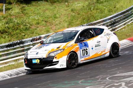 24h-Nürburgring - Nordschleife - Renault Megane RS - rent2Drive-racing - Klasse V 2T - Startnummer #176