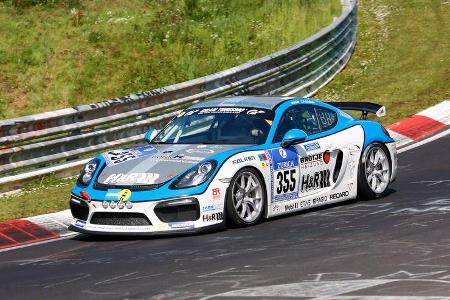 24h-Nürburgring - Nordschleife - Porsche 981 Cayman GT4 CS - Mühlner Motorsport - Klasse Cup 3 - Startnummer #355