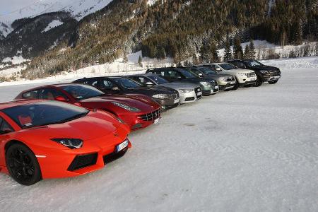 Testwagen, Gruppenbild