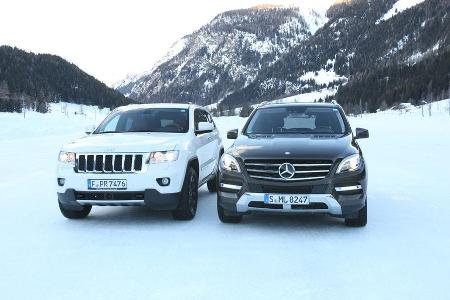 Mercedes ML, Jeep Grand Cherokee
