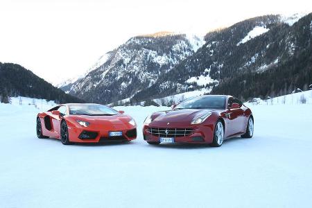 Ferrari FF, Lamborghini Aventador