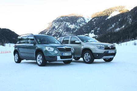 Skoda Yeti, Dacia Duster