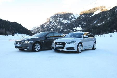 BMW 535i Touring, Audi A6