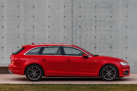 Audi A4, Seitenansicht