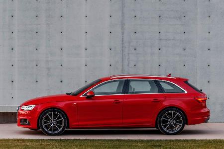 Audi A4, Seitenansicht