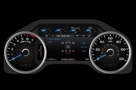 Ford F-150 2.7 Ecoboost, Instrumente