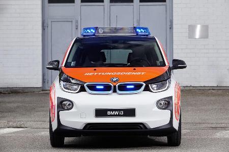 RETTMobil 2016, Einsatzfahrzeuge, Notarzt, Rettungsdienst, BMW i3,