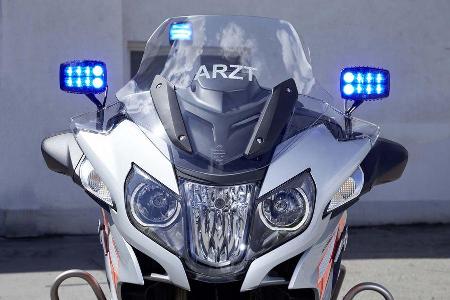 RETTMobil 2016, Einsatzfahrzeuge, Notarzt, Rettungsdienst, BMW R 1200 RT, Motorrad