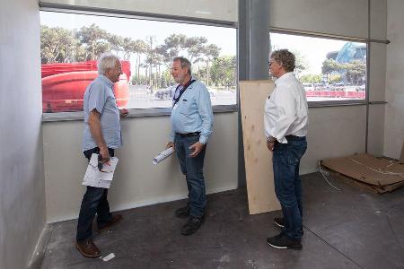 Charlie Whiting & Hermann Tilke - Inspektion - Baku Street Circuit 2016