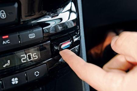 Peugeot 208 e-Hdi 115, Temperaturwahl