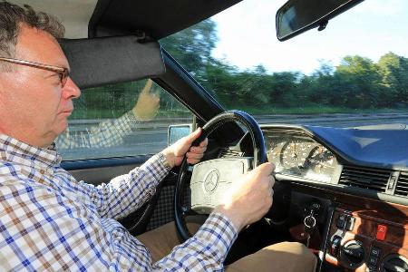 Mercedes 230 CE, Alf Cremers, Cockpit