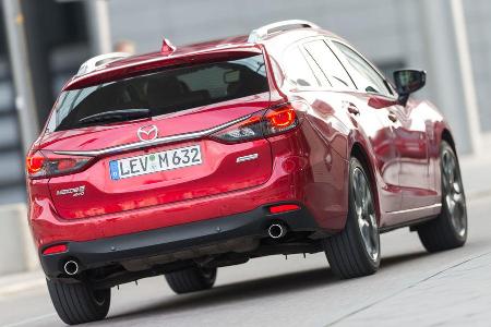 Mazda 6 Kombi Skyactiv-D 175 AWD, Heckansicht