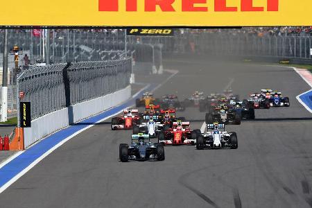 Start - Formel 1 - GP Russland - 1. Mai 2016 Start - Formel 1 - GP Russland - 1. Mai 2016