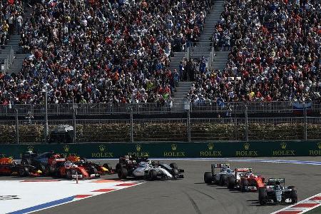 Start - Formel 1 - GP Russland - 1. Mai 2016