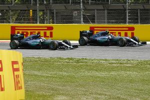 Nico Rosberg &amp; Lewis Hamilton- GP Spanien 2016