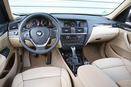 BMW X3 20d, Cockpit, Innenraum