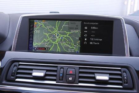BMW 640i Coupe, Navi, Bildschirm