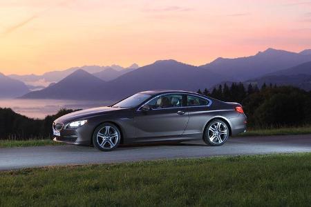 BMW 640i Coupe, Seitenansicht, Abendlicht