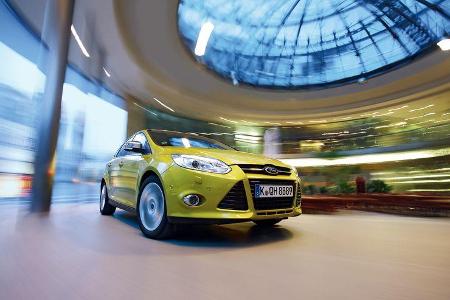 Ford Focus 1.0 Ecoboost, Frontansicht, Kühlergrill