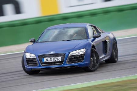 Audi R8 V10 Plus, Frontansicht, Driften