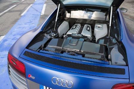 Audi R8 V10 Plus, Motorraum