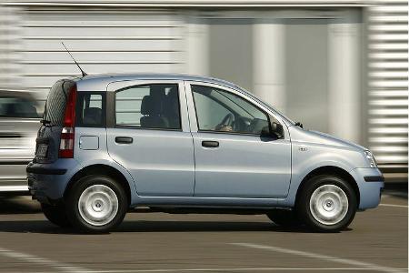 Mit 1,54 Meter ist der Fiat Panda hoch aufgeschossen.