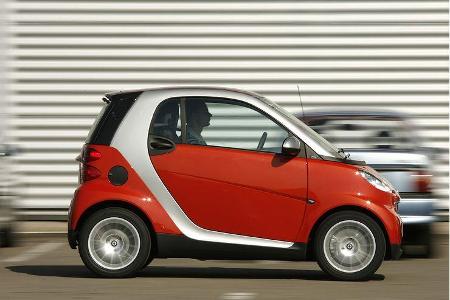 In puncto Abmessungen und Ãbersichtlichkeit ist der Smart Fortwo ein Cityflitzer par excellence.