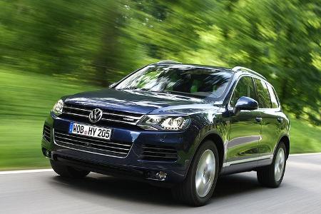 VW Touareg Hybrid Fahrt