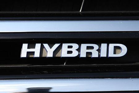 VW Touareg Hybrid Schriftzug