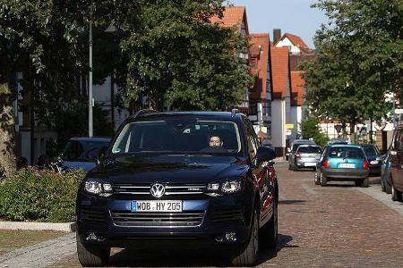 VW Touareg Hybrid Stadtverkehr