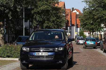 VW Touareg Hybrid Stadtverkehr