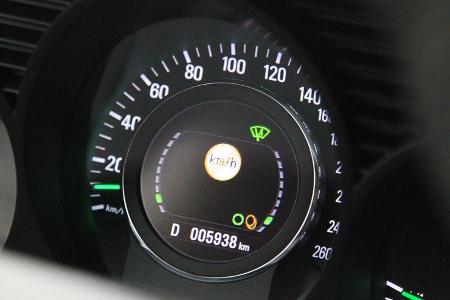 Saab 9-5, Tacho, Schild-Erkennung