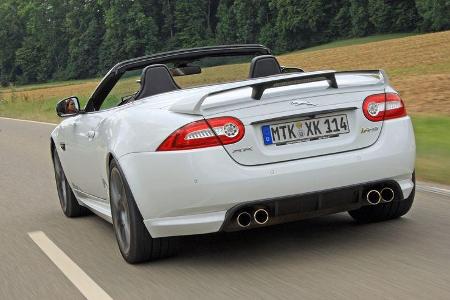 Jaguar XKR-S Cabrio, Heckansicht
