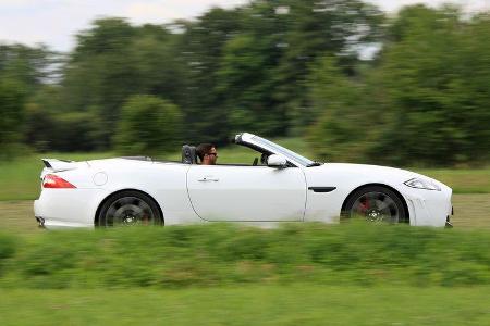 Jaguar XKR-S Cabrio, Seitenansicht