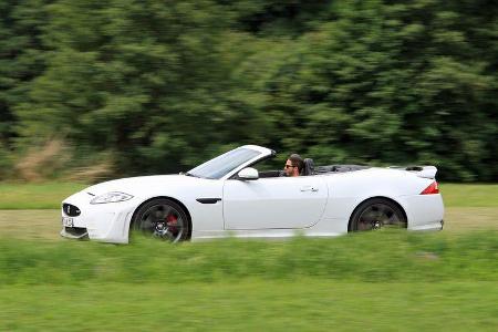 Jaguar XKR-S Cabrio, Seitenansicht