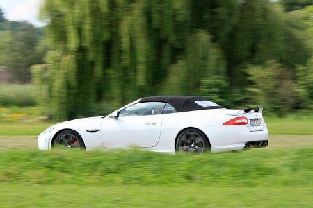 Jaguar XKR-S Cabrio, Seitenansicht