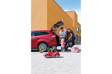 Ford Focus 1.6 Ecoboost Turnier Titan, Heckklappe offen, Familie
