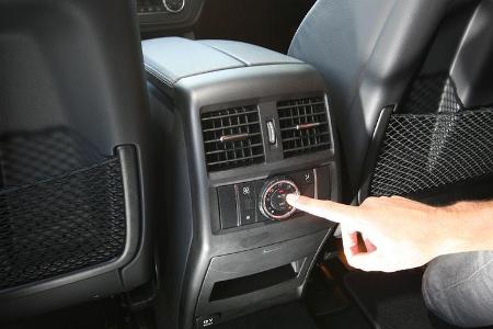 Mercedes ML 250 Bluetec 4-matic, Belüftung, Fond