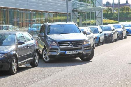 Mercedes ML 250 Bluetec 4-matic, Parken