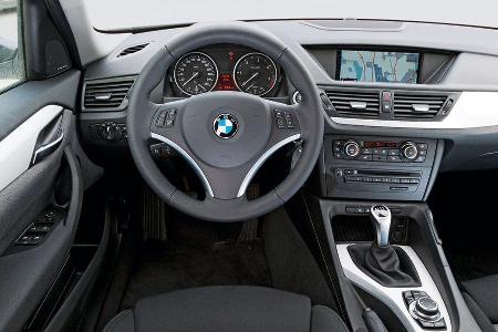 BMW X1 s-Drive 20d, Lenkrad, Cockpit