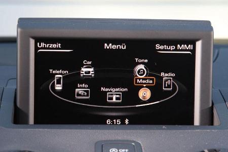 Audi A1, Multimedia-Bedienung
