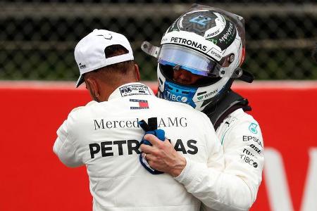 Hamilton & Bottas - Mercedes - Formel 1 - GP Spanien - Barcelona - 12. Mai 2018
