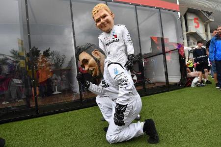 Hamilton & Bottas - Mercedes - Formel 1 - GP Spanien - Barcelona - 12. Mai 2018