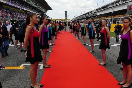 Grid Girls - GP Spanien 2016 - Barcelona